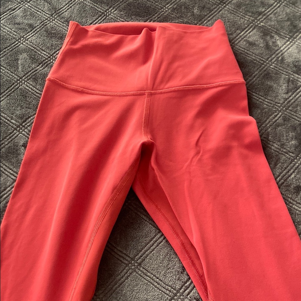 Women’s lululemon Align Leggings / size 2 / dark pink color/ worn once